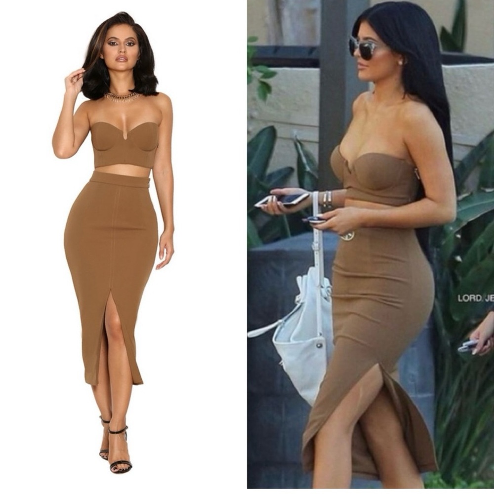 House of CB Elegant Tan Women's Skirt